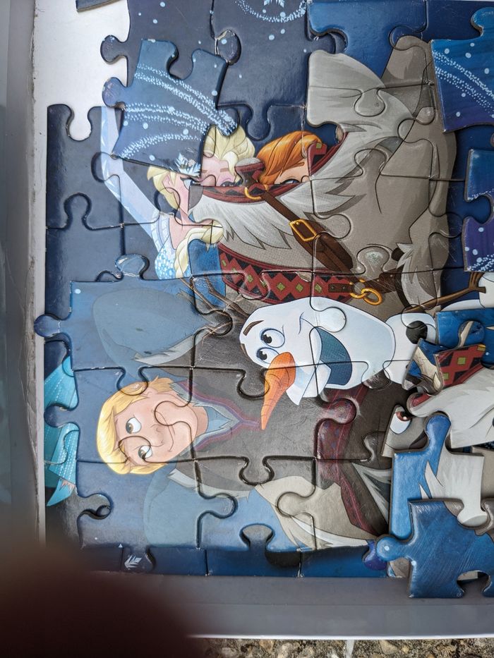 Puzzle reine des neiges 45 pieces - photo numéro 2