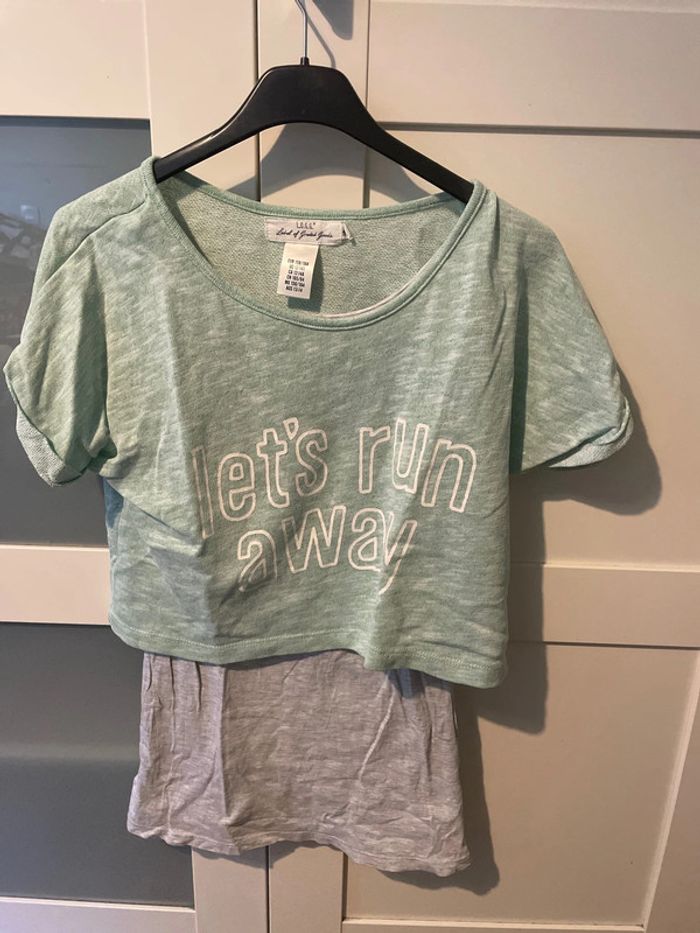 Tee shirt 2 en 1