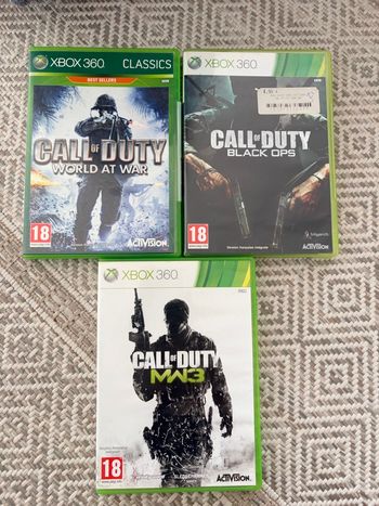 Jeux Xbox 360 call of duty lot 