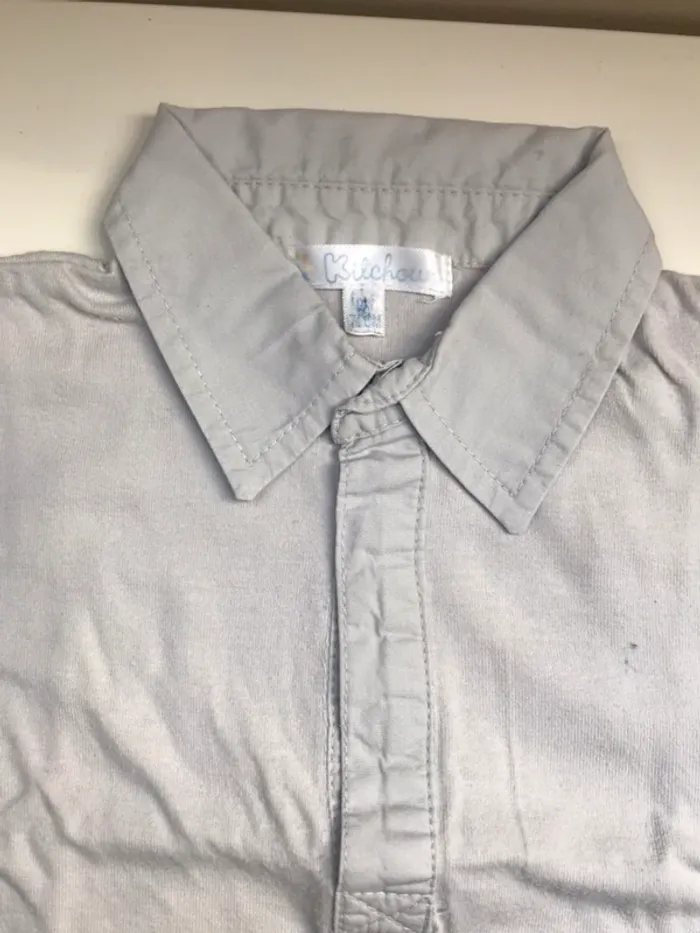 Lot Ensemble pantalon, polo, pull et chausettes mi saison 9 mois - photo numéro 3