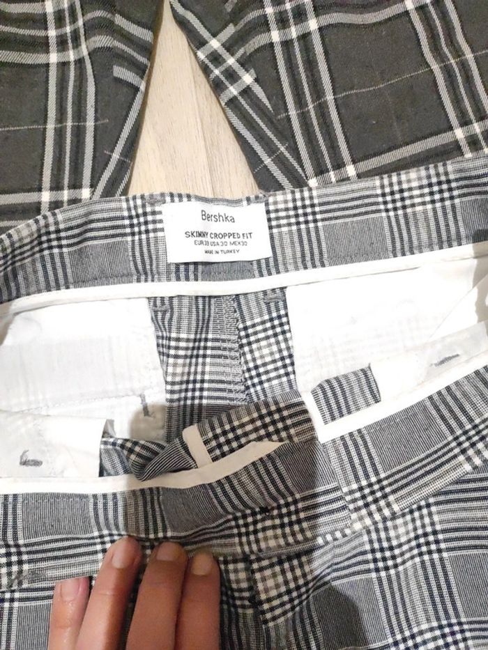 Lot de 2 Chino a carreaux - photo numéro 3