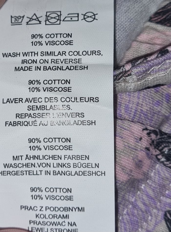 Ensemble pyjama papillons taille L - photo numéro 9