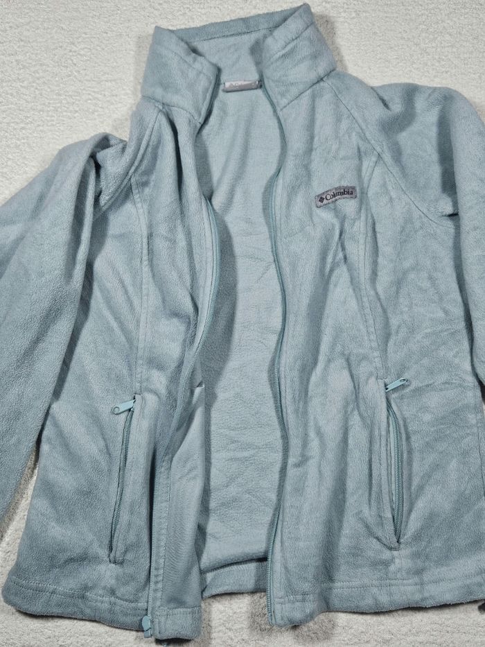 Veste Polaire Columbia bleu ciel - photo numéro 3