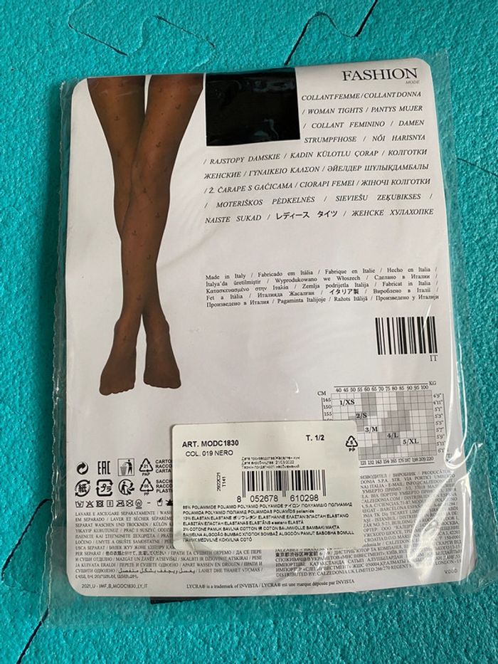 Collants Calzedonia Taille 1/2 motif marin - photo numéro 2