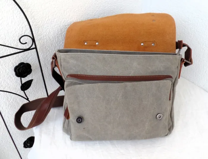 Sac cartable style gibecière Mandoline - photo numéro 13