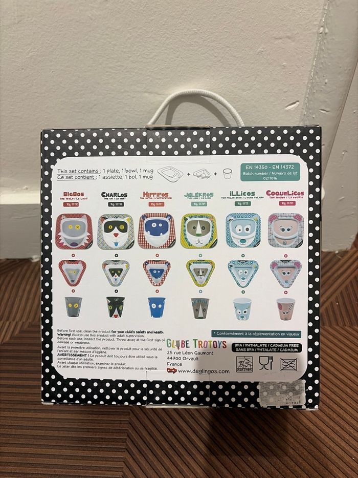 Set vaisselle enfant les deglingots - photo numéro 3