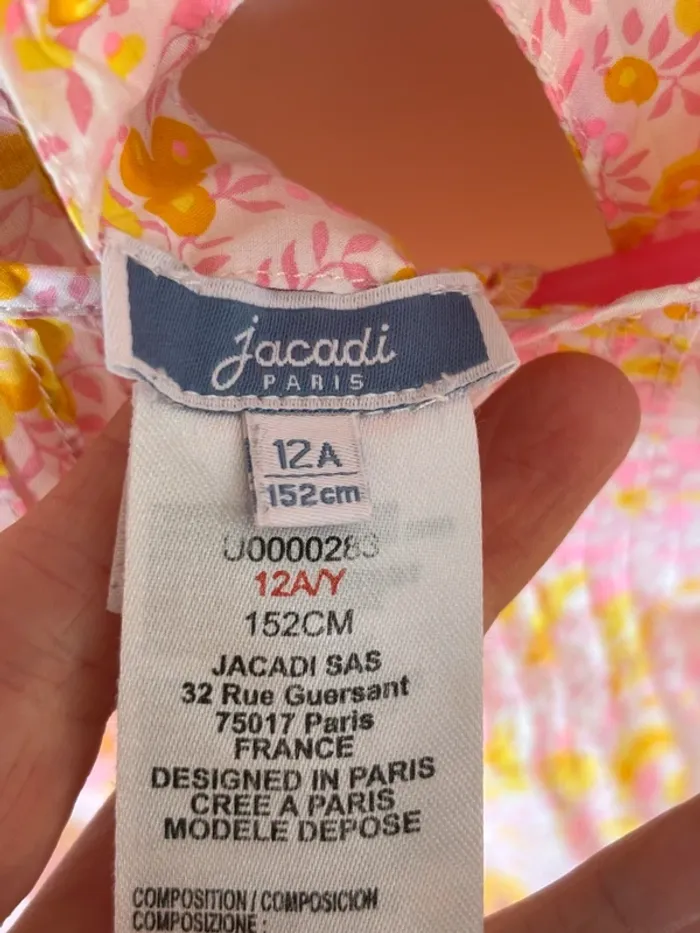 Blouse liberty Jacadi 12 ans parfait état - photo numéro 7
