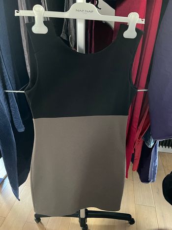 Robe manche courte bicolore