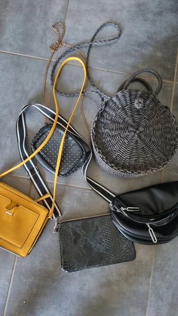 Lot de 5 sac pochette en tbe p