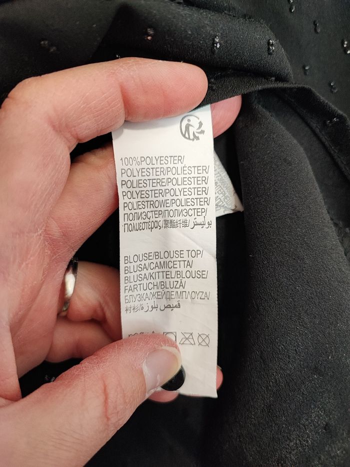 🌸 Blouse brillante - Noir - Kiabi - 10 ans - Neuve 🌸 - photo numéro 8