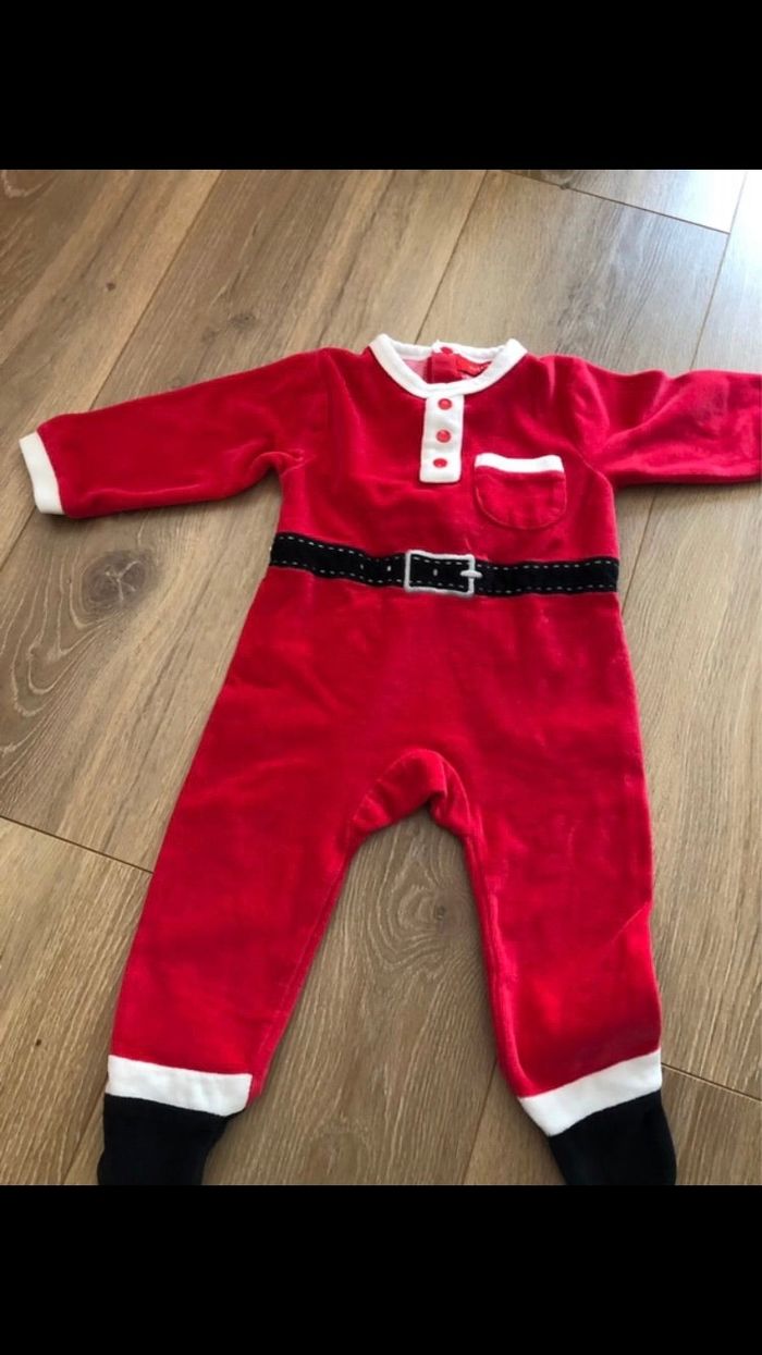 Grenouillère de Noël 12 mois
