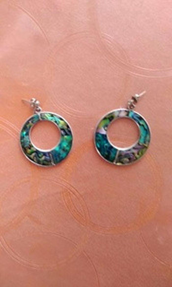 Boucles d'oreilles rondes - photo numéro 2