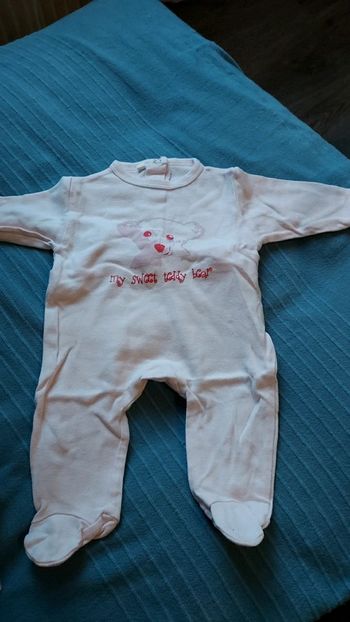 Pyjama léger bébé fille 1 mois