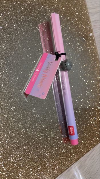 Legami - stylo Chat (dégradé rose/mauve)