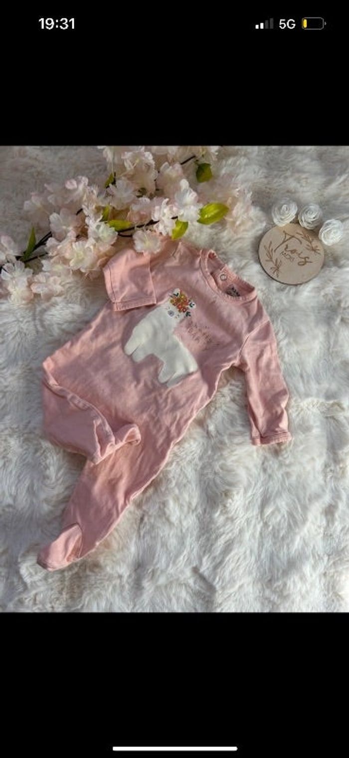 Pyjama coton rose
