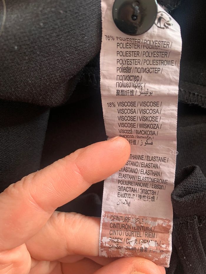 Pantalon noir - Taille 46 - photo numéro 4