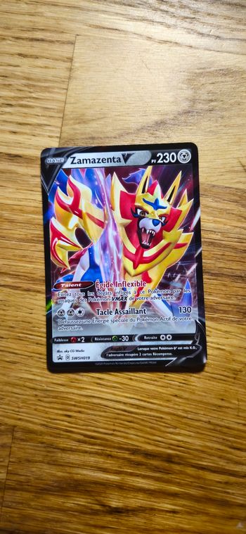 Carte Pokemon Zamazenta V   SWSH019