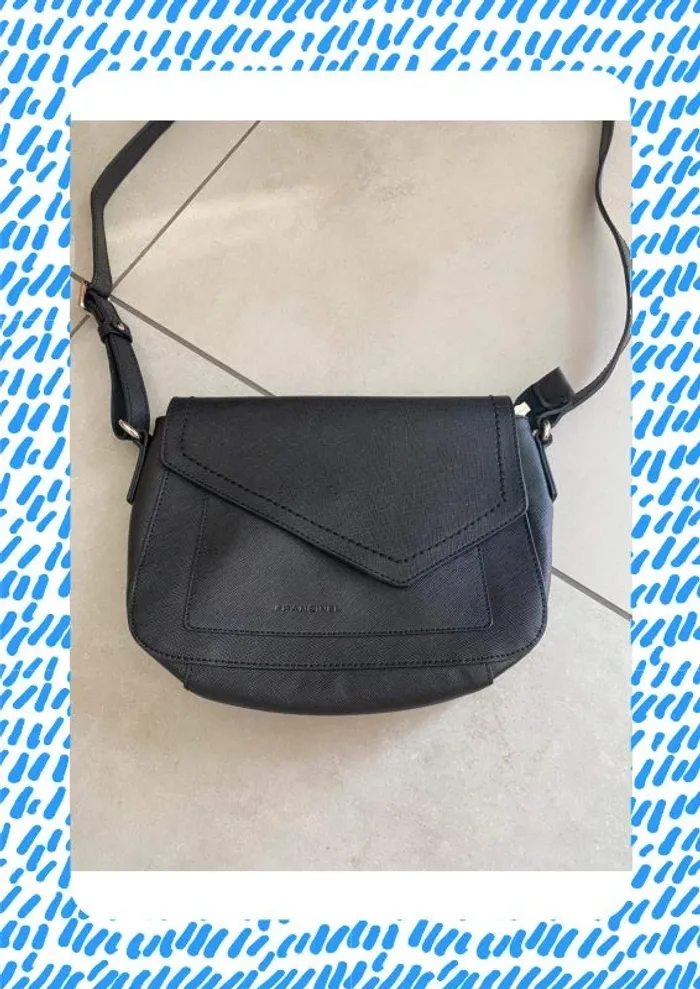 Sac à bandoulière noir Francinel