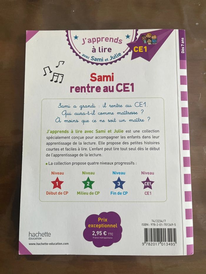 Collection Sami et Julie - Sami rentre au CE1 - photo numéro 3
