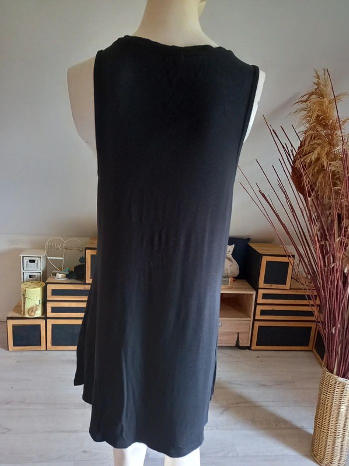 Robe noire imprimée or taille 40/42 - photo numéro 5