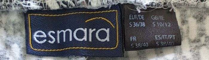 Legging Esmara taille S couleur gris et blanc pour femme - bon état - photo numéro 3