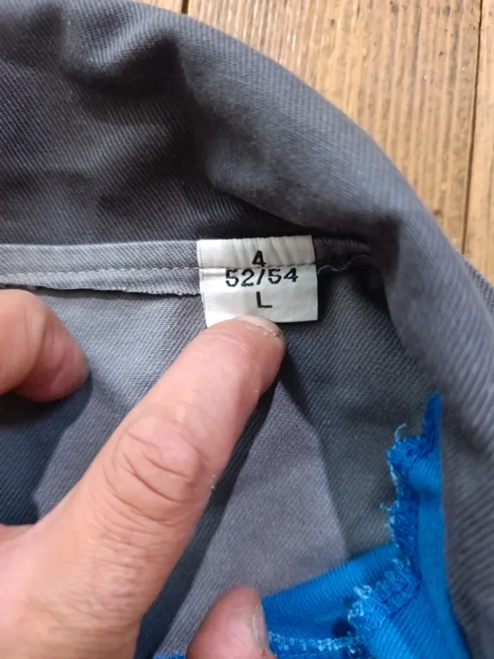 Combinaison de travail workwear - cotte Iveco origin - vintage 00's - L - photo numéro 4