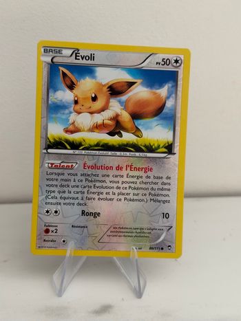Carte Pokémon Evoli Reverse - 80/111 - Poings furieux