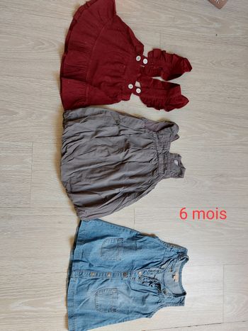 Lots de 3 robes