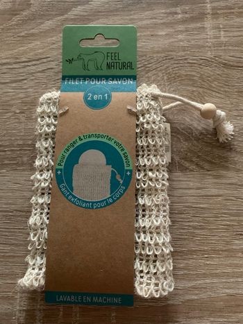 Filet pour savon en sisal /  gant exfoliant pour le corps