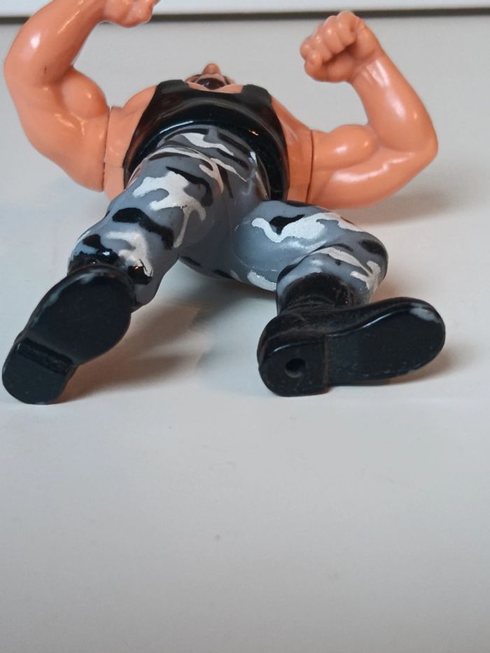 Figurine de catch WWF vintage 1991 the Bushwackers hasbro titan taille 12cm - photo numéro 6