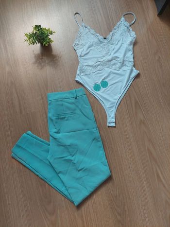 Pantalon chino mint Stradivarius T.M TBE 🍬