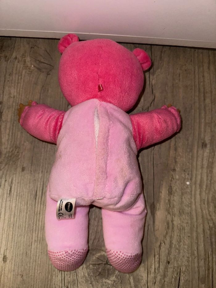 Poupée mon bébé coucou cache rose vtech tbe - photo numéro 2