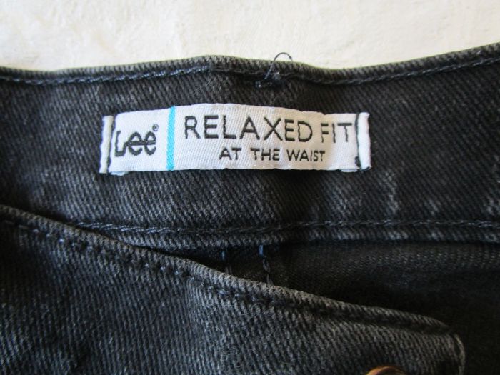 Jean femme LEE coupe droite Relaxed Mid Rise Taille 40 W30 L32 Noir (J272) - photo numéro 8