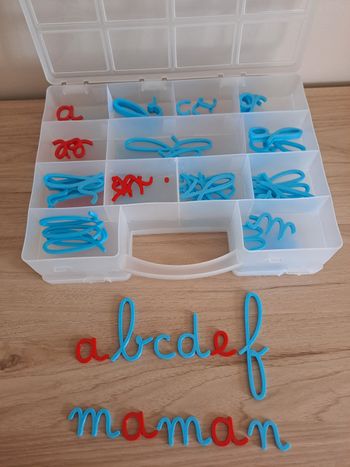 Coffret lettres mobiles