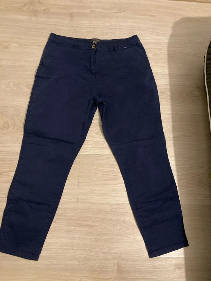 Pantalon type chino femme