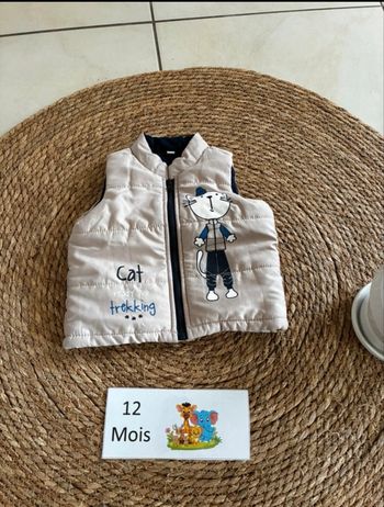 Doudoune sans manche 1 an 