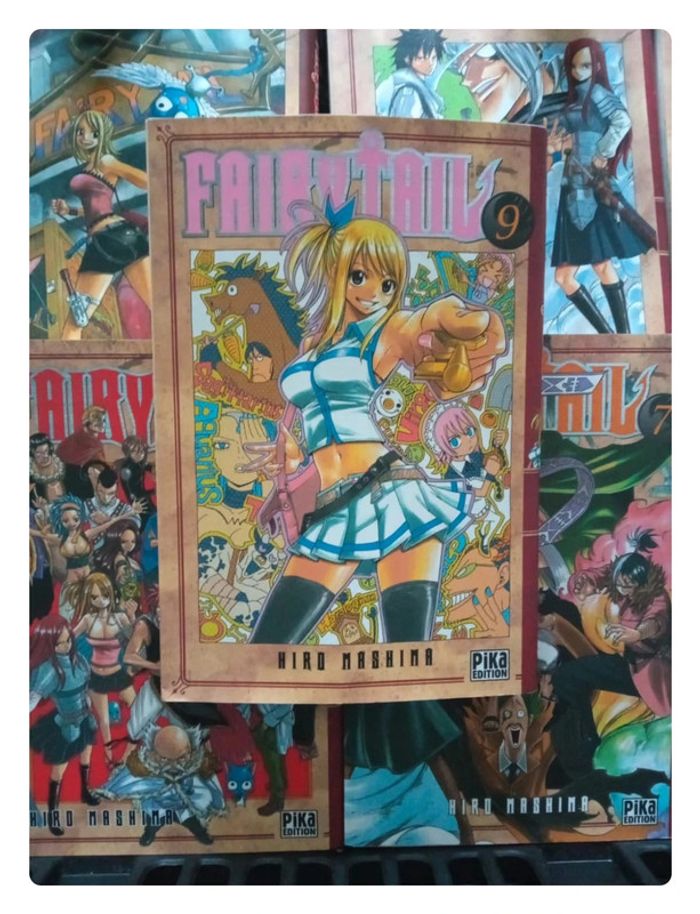 Lot Fairy tail tomme 1 à 9 - photo numéro 5