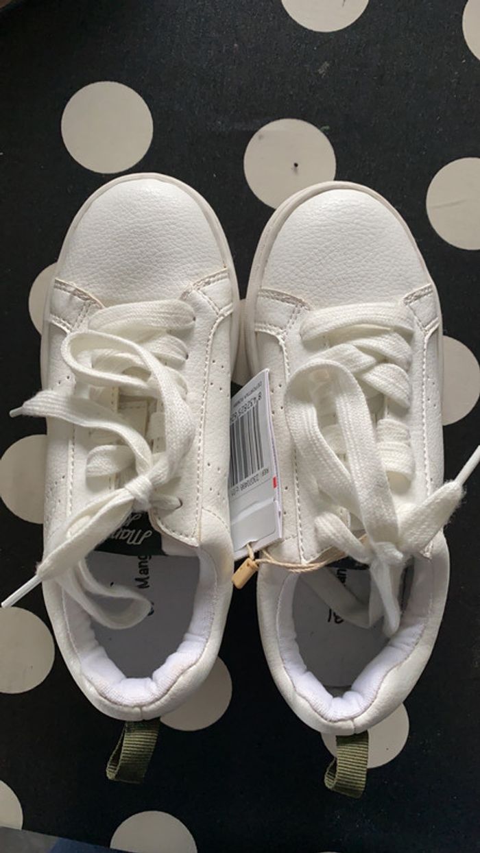 Baskets blancs mango 31 neufs - photo numéro 2