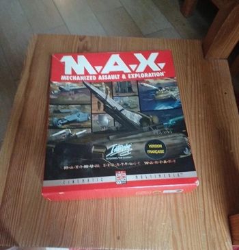 Jeu PC boîte en carton M.A.X.