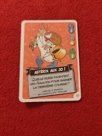 Carte Astérix aux jeux olympiques