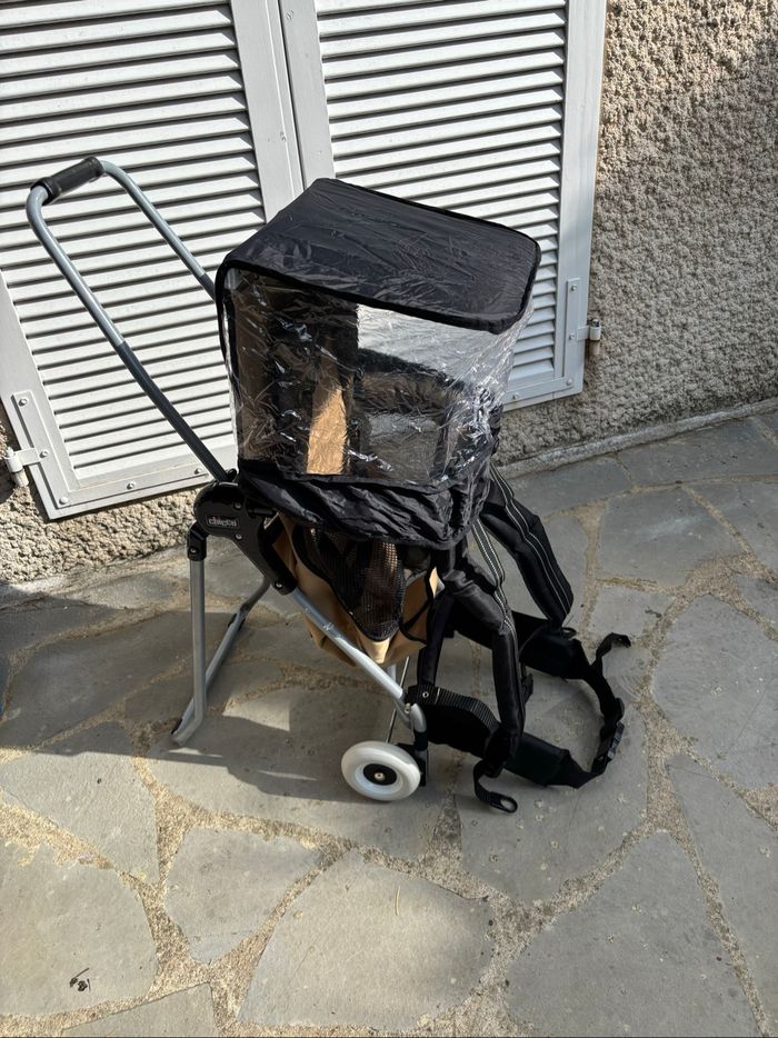 Porte bebe dorsal CHICCO, à roulette / sac à dos Équipe -Scout - photo numéro 3