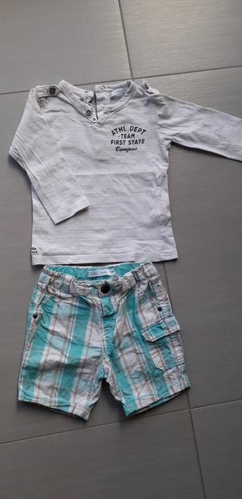 Tenue été garçon 18 mois