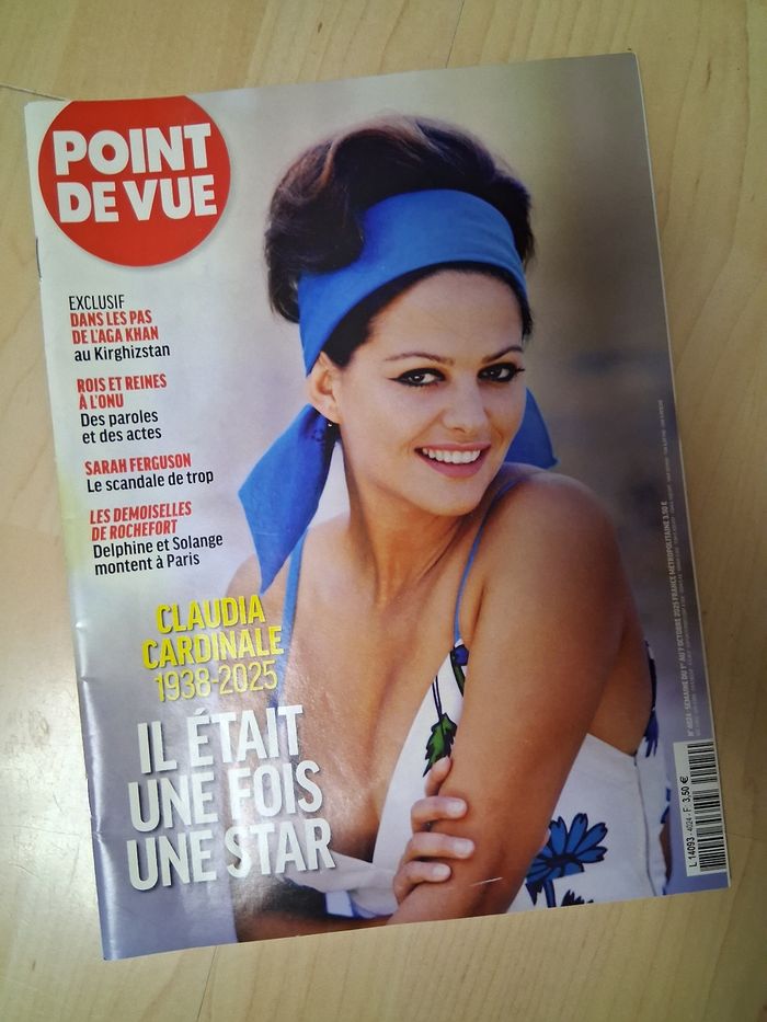 Magazine point de vue Claudia Cardinale