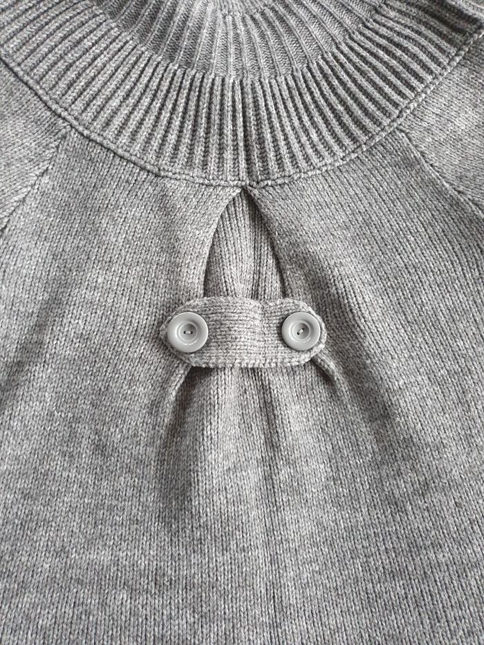 Gilet manches 3/4 gris - photo numéro 6