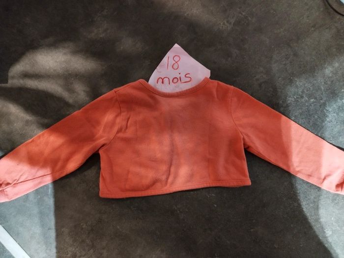 Gilet boléro orange 18 mois - photo numéro 5