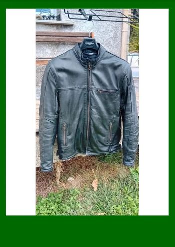 Blouson en cuir noir Furygan + doublure L