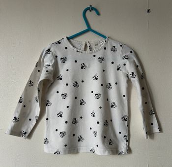 Tee-shirt imprimé têtes de Minnie taille 2/3 ans