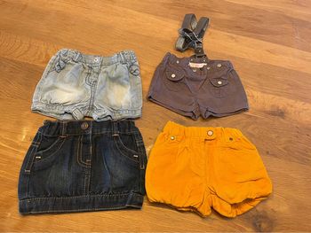 Lot de short et jupe fille 3 mois