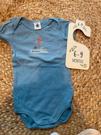 Body 9 mois petit bateau bleu
