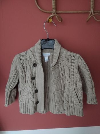 Gilet bébé garçon 6 mois Okaïdi Obaibi